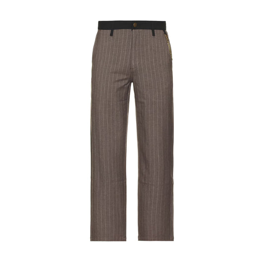 Former Harmony Pinstripe Pant Brown