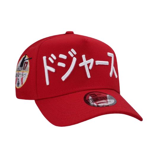 New Era LA Dodgers Shohei Ohtani 50 50 50 Scarlet Kanji 9Forty SnapBack Red