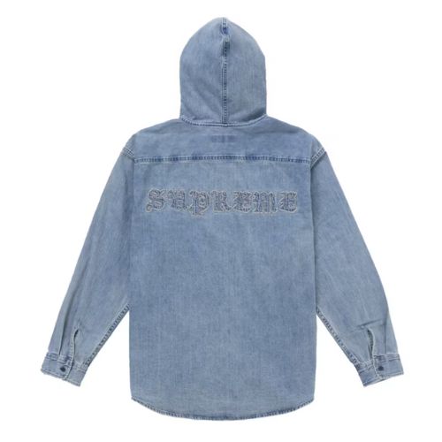 Supreme Hooded Denim Shirt