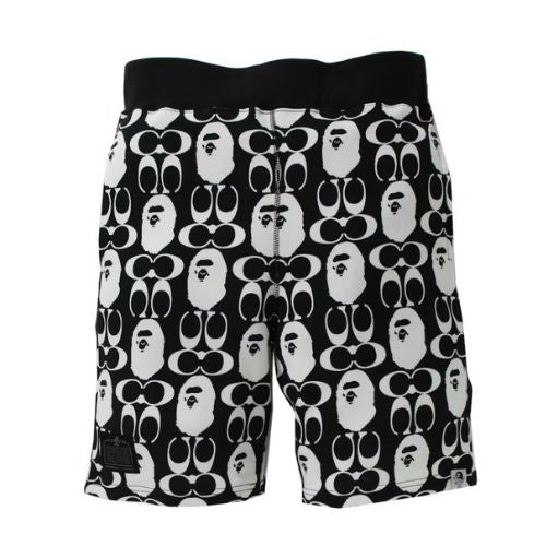 BAPE x Coach Sweat Shorts Black