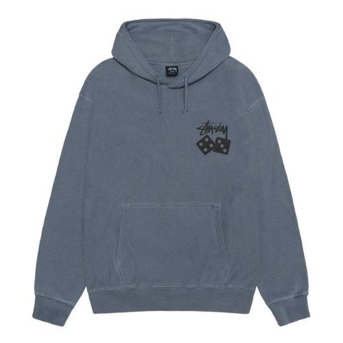 Stüssy Dice Pigment Dyed Hoodie Navy