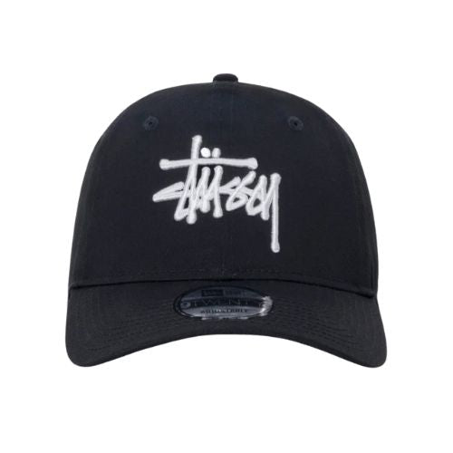 Stüssy New Era 9Twenty Basic Strapback Hat Black