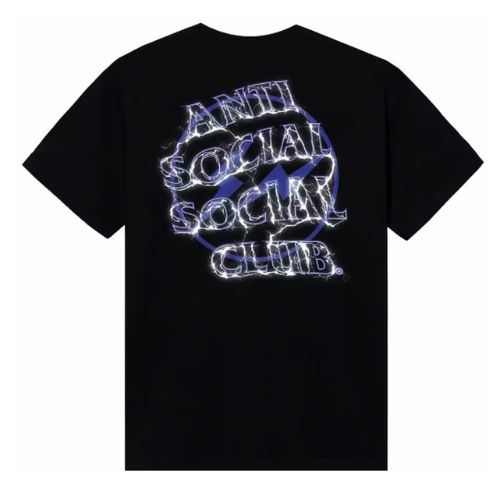 Anti Social Social Club Fragment Bolt Tee Black/Navy
