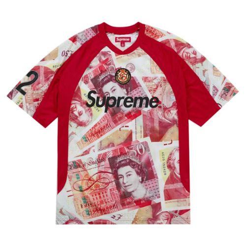 Supreme Pounds Soccer Jersey Red