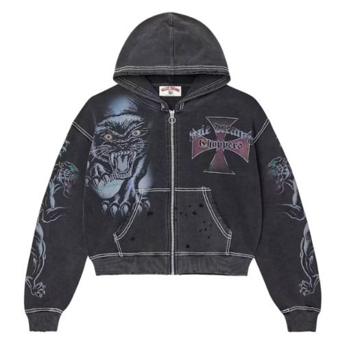 Vale Forever Hardy Boyz Black Zip-Up Hoodie