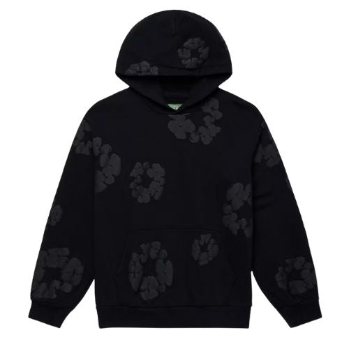 Denim Tears Cotton Wreath Hoodie Black Monochrome