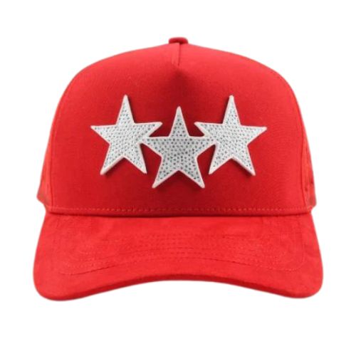 Star Hats Triple Red