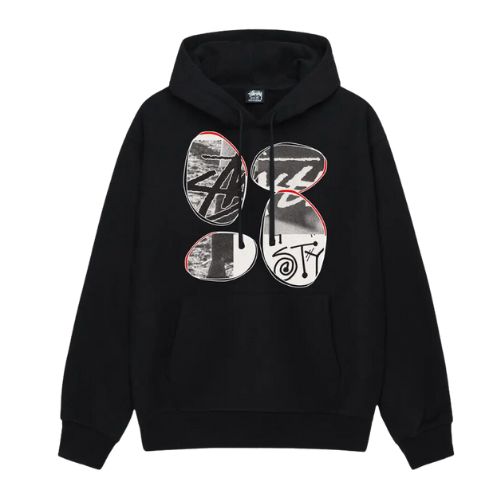 Stüssy David Carson Vespa Hoodie 'Black'