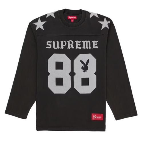 Supreme Playboy L/S Football Top Black