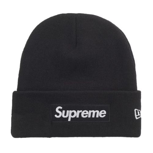 Supreme New Era Box Logo Beanie Black