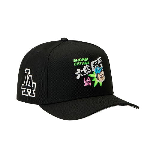 LA Dodgers Shohei Ohtani 9forty AF SnapBack Black/Neon Green