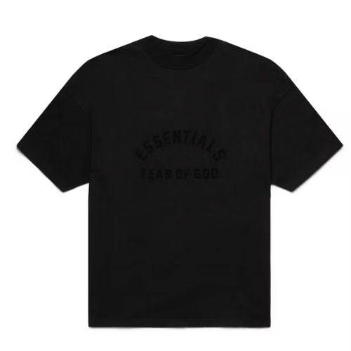 Fear Of God Essentials Arch Logo Tee Jet Black