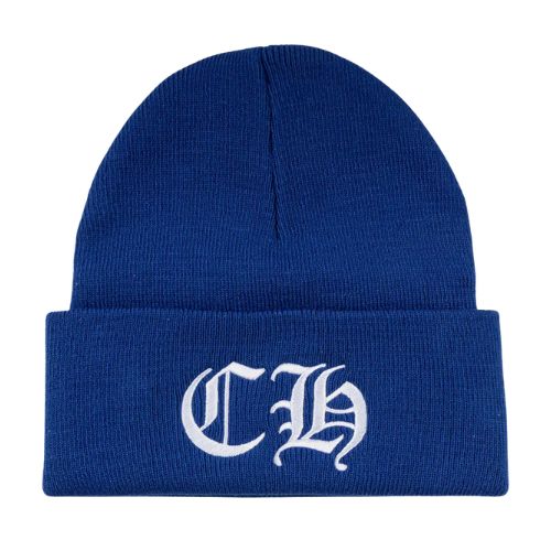 Chrome Hearts CH Logo Beanie Blue