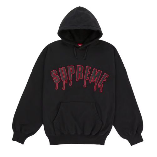 Supreme Ghost Face Arc Hoodie Black