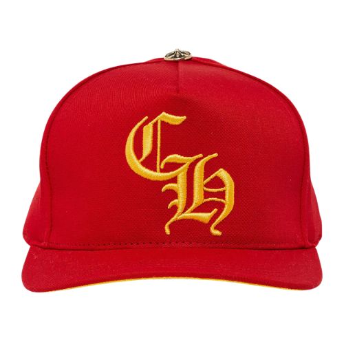 Chrome Hearts Baseball Hat Red and Yellow