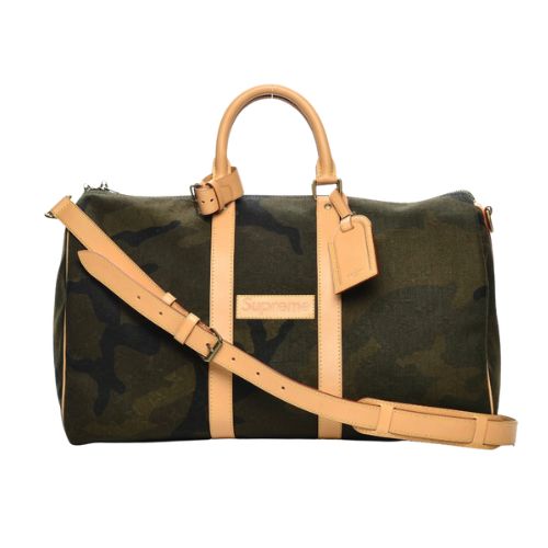 Supreme Louis Vuitton Duffle Camo Bag 