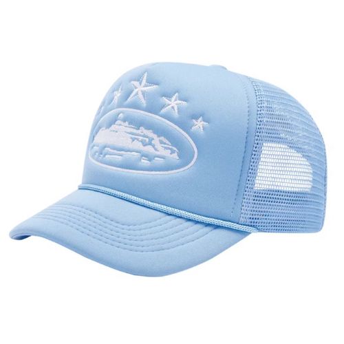 Corteiz 5 Starz Alcatraz Trucker Bably Blue
