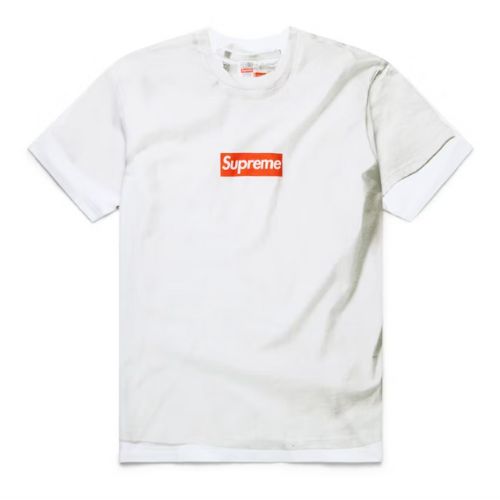 Supreme MM6 Maison Margiela Box Logo Tee White
