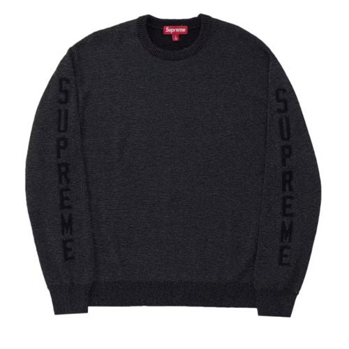 Supreme Reflective Sweater Black