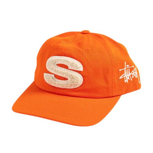 Stüssy Chenille S Low Pro Cap Orange