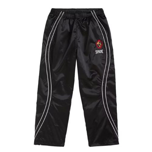 Supreme Satin Piping Track Pant Black