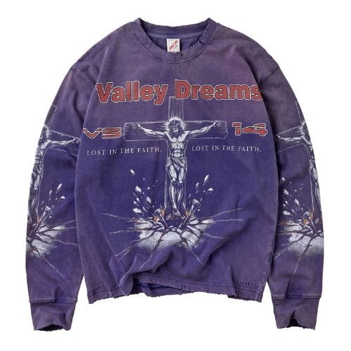 Vale Forever Concrete Cross L/S Tee Blue