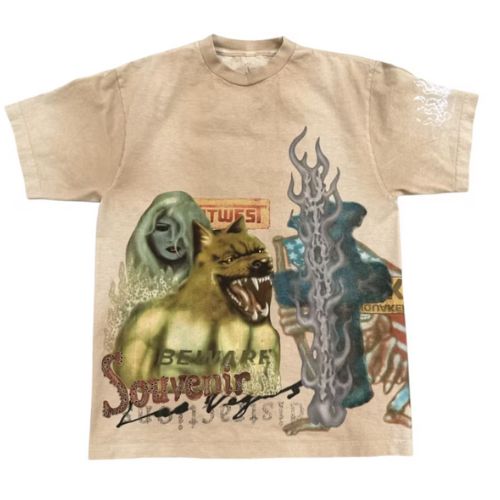 Travis Scott Bazaar Souvenir Tee Brown