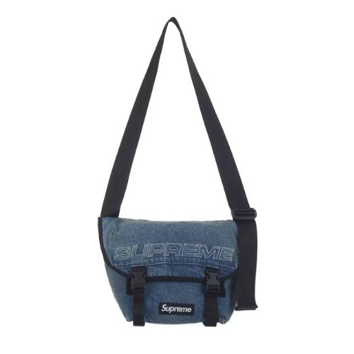 Supreme Denim Messenger Bag Washed Indigo
