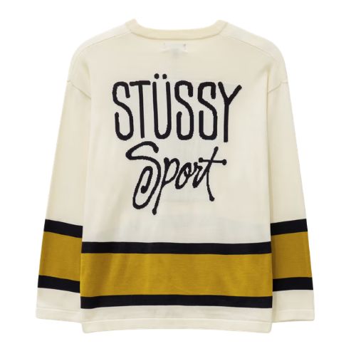 Stüssy Beige/Yellow Sweater