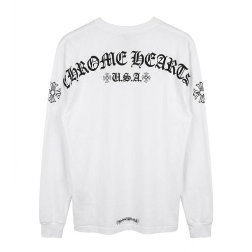 Chrome Hearts L/S Logo White