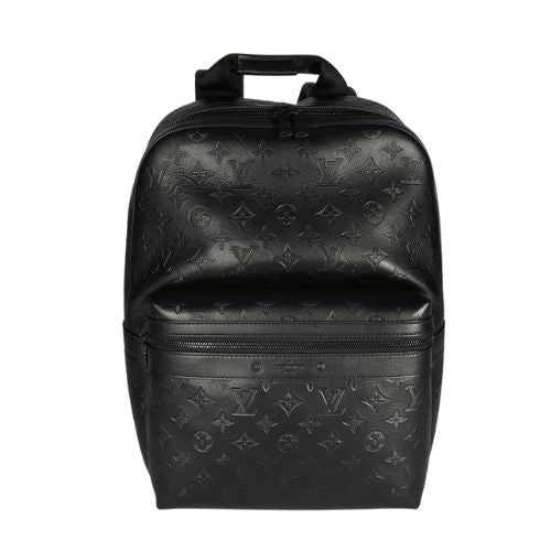 Milkman Louis Vuitton Black Monogram Shadow Leather Sprinter Backpack (Pre Owned)