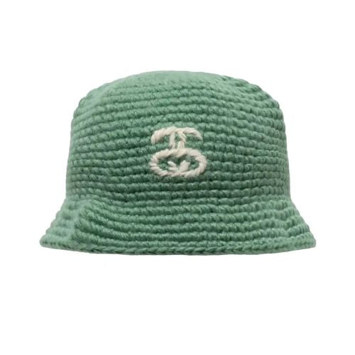 Stüssy SS Link Knit Bucket Hat Green