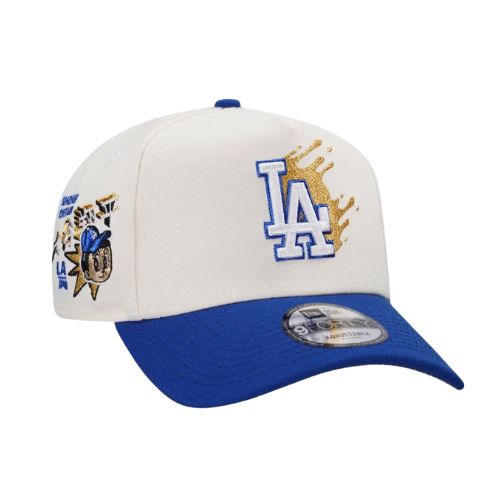 LA Dodgers Shohei Ohtani 9Forty AF SnapBack White/Blue/Gold Chrome