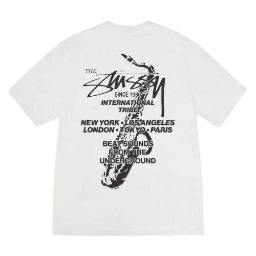 Stüssy Beat Sounds Tee Pigment Dyed Natural