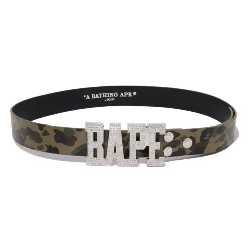 BAPE Camo Leather Belt