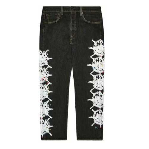 Sp5der Web Stone Denim Jean Black