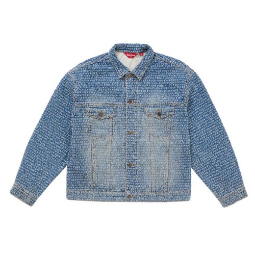 Supreme Fuck Stitch Denim Jacket Blue