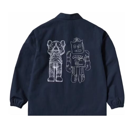Kaws x Uniqlo Coach Jacket Navy 