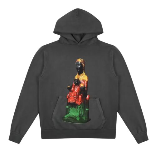 Denim Tears Trinity Mary Hoodie Black