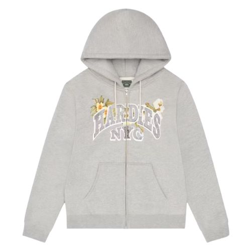Denim Tears Hardies Tears Zip-Up Hoodie Grey – Bandeja de Plata
