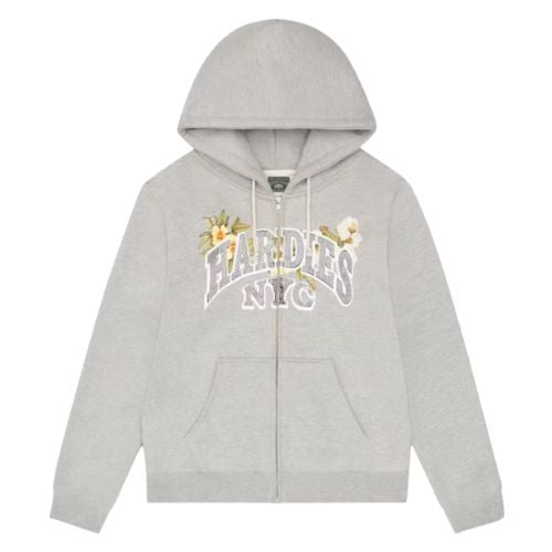 Denim Tears Hardies Tears Zip-Up Hoodie Grey