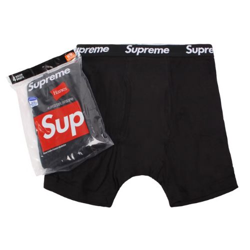 Supreme Hanes Boxer (4 Pack) Black