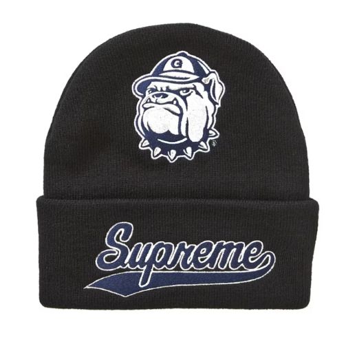 Supreme Mitchell & Ness NCAA Beanie Black