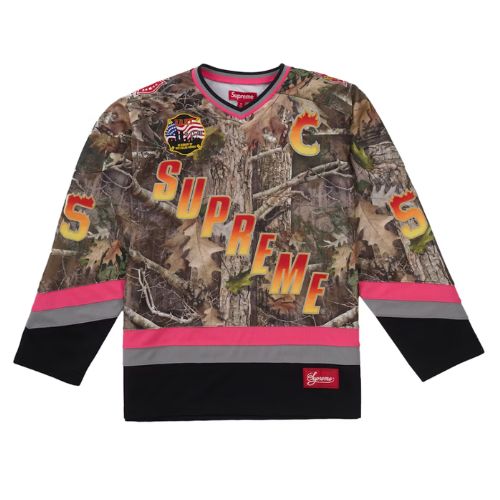 Supreme FDNY Hockey Jersey Truetimber Camo