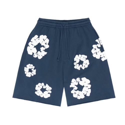 Denim Tears The Cotton Wreath Navy Short