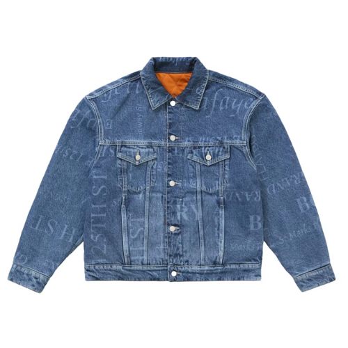 Supreme Martine Rose Reversible Trucker Jacket Blue