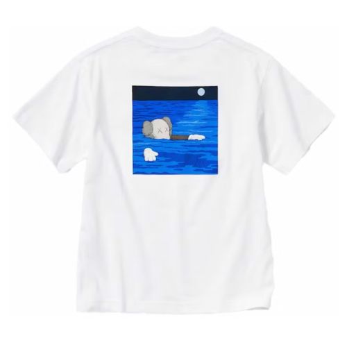 Kaws x Uniqlo Art Book Cover White Tee
