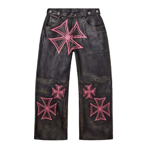 Vale Dreams Leather Croxxx Denim Bubble Gum