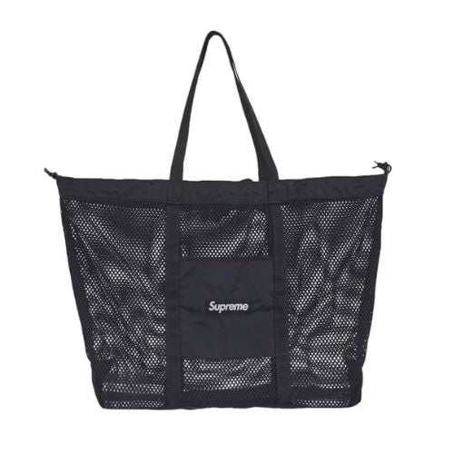Supreme Mesh Tote Bag Black