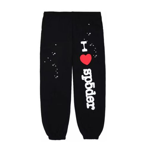 Sp5der Souvenir SP5 Sweatpants Black